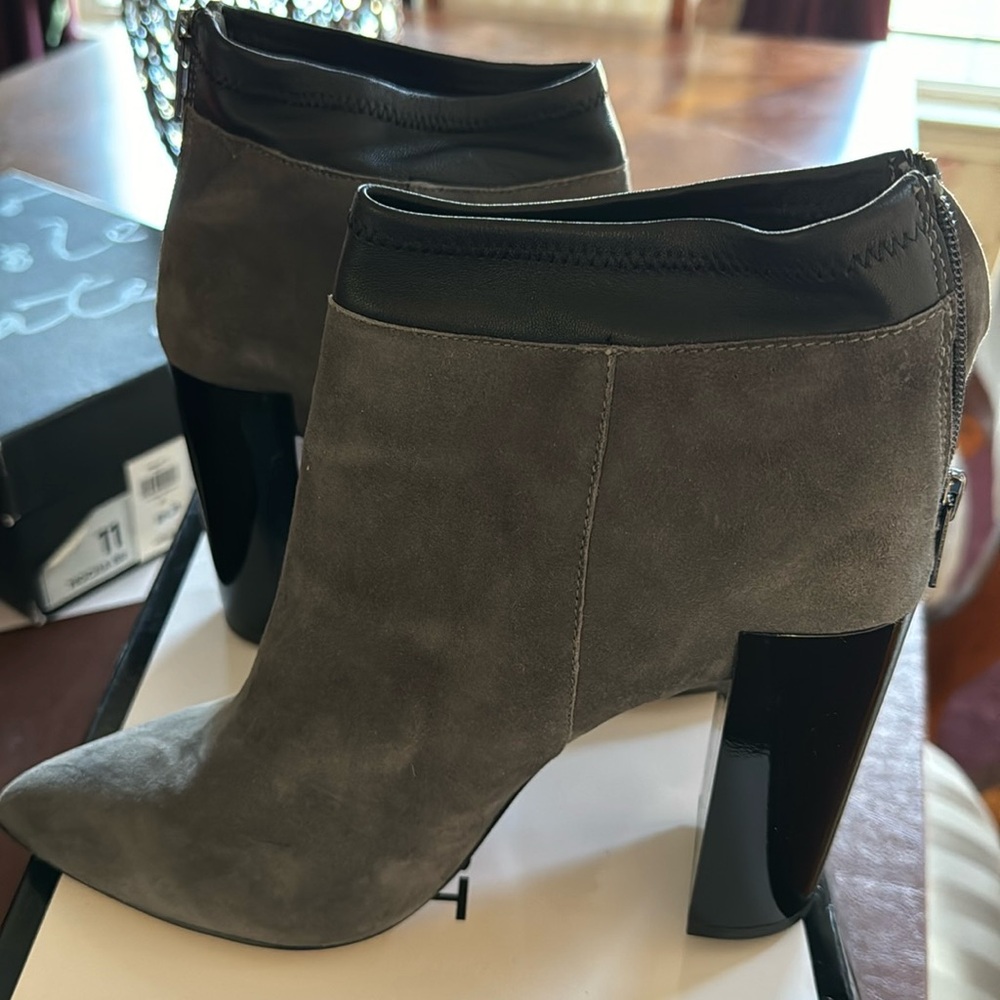 Dark grey size 11 ankle booties